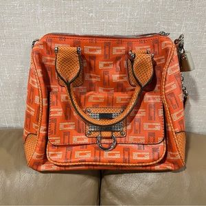 y2k orange Guess purse